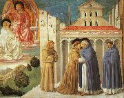Benozzo Gozzoli The Meeting of Saint Francis and Saint Domenic oil painting picture wholesale